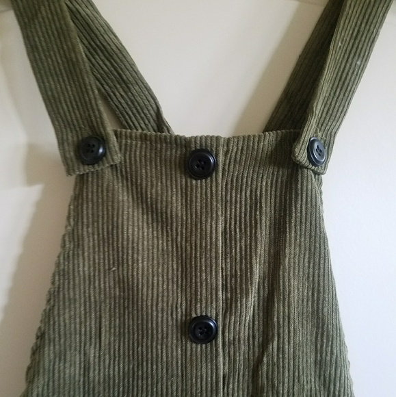 Free People Dresses & Skirts - LAST ONE + FREE GIFT Olive Button Corduroy Dress